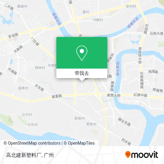 高北建新塑料厂地图