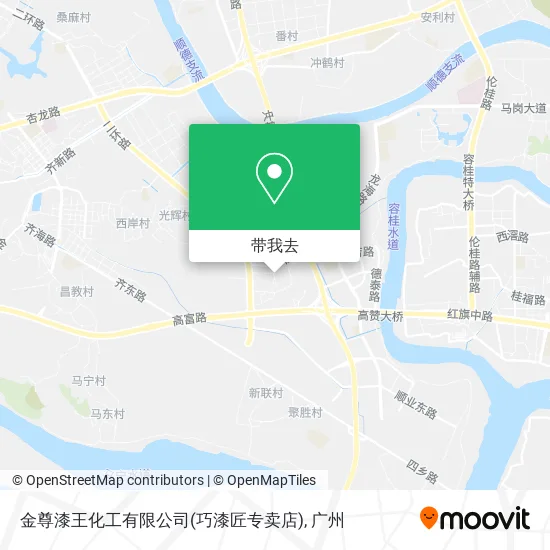 金尊漆王化工有限公司(巧漆匠专卖店)地图