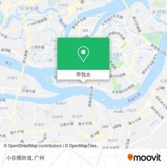 小谷围街道地图