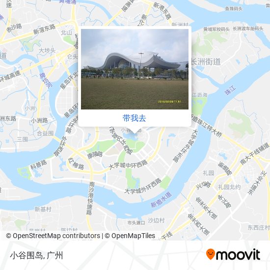 小谷围岛地图