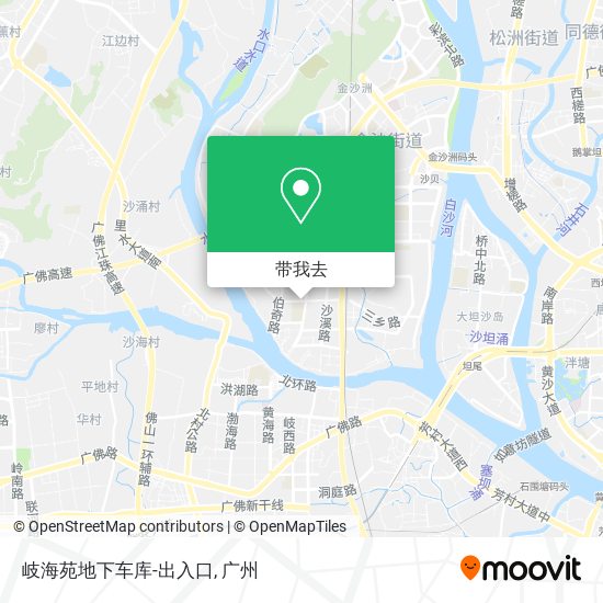 岐海苑地下车库-出入口地图