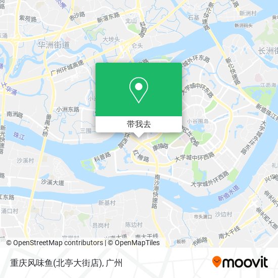 重庆风味鱼(北亭大街店)地图