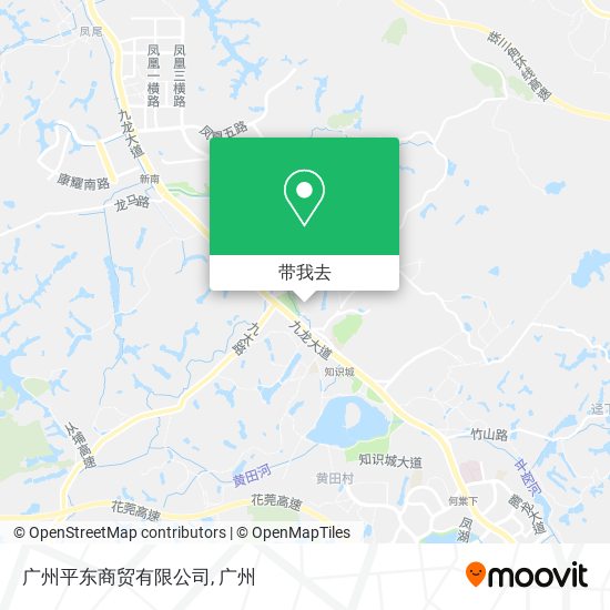 广州平东商贸有限公司地图