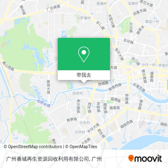 广州番城再生资源回收利用有限公司地图
