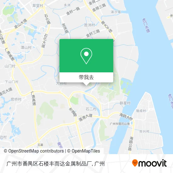 广州市番禺区石楼丰而达金属制品厂地图