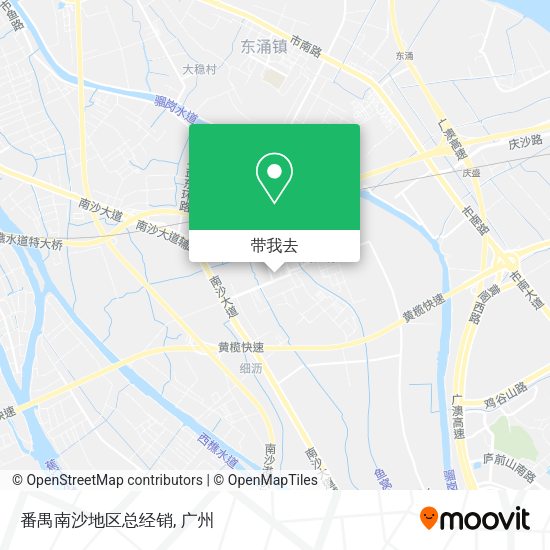 番禺南沙地区总经销地图