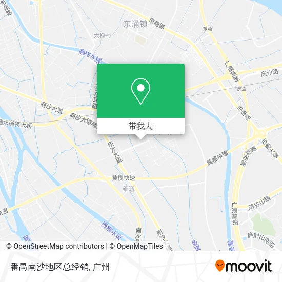 番禺南沙地区总经销地图