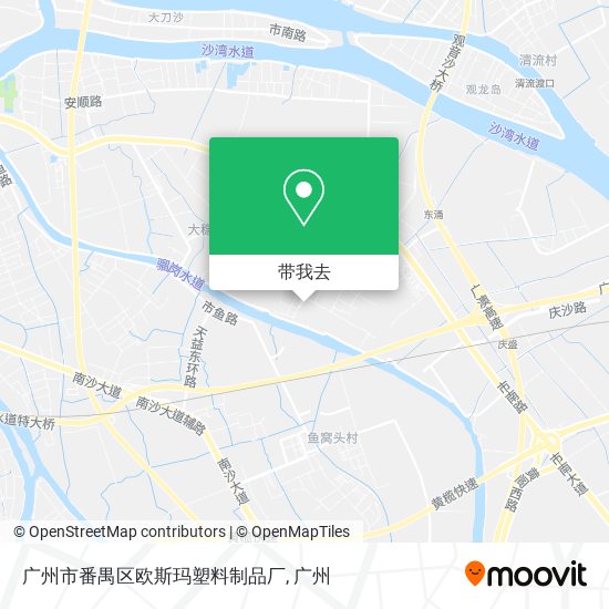 广州市番禺区欧斯玛塑料制品厂地图
