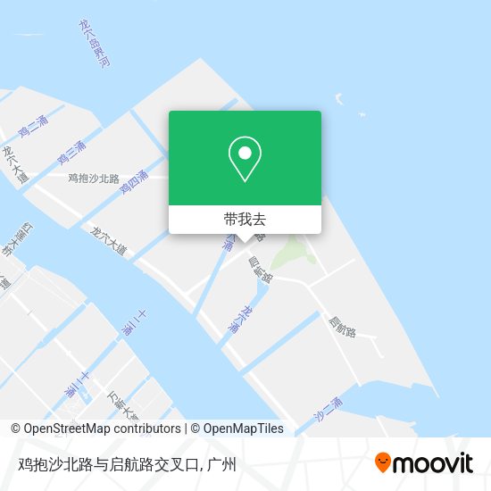 鸡抱沙北路与启航路交叉口地图