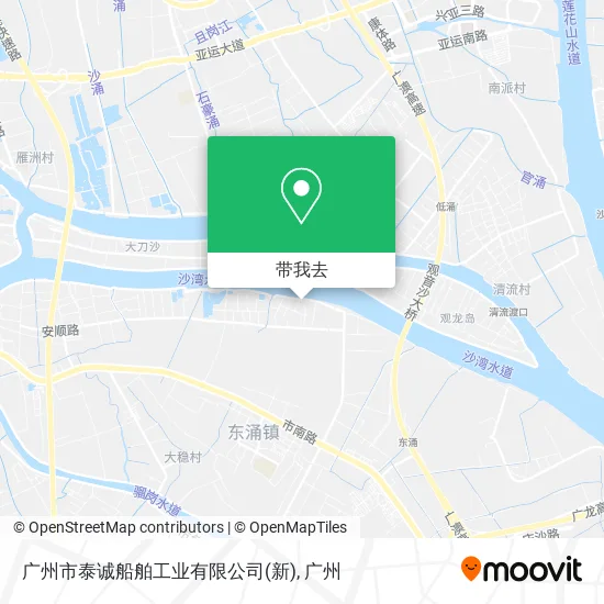 广州市泰诚船舶工业有限公司(新)地图