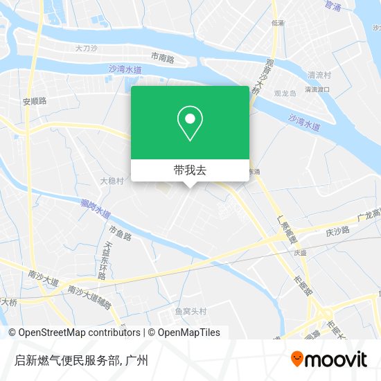 启新燃气便民服务部地图