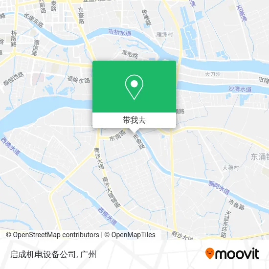 启成机电设备公司地图