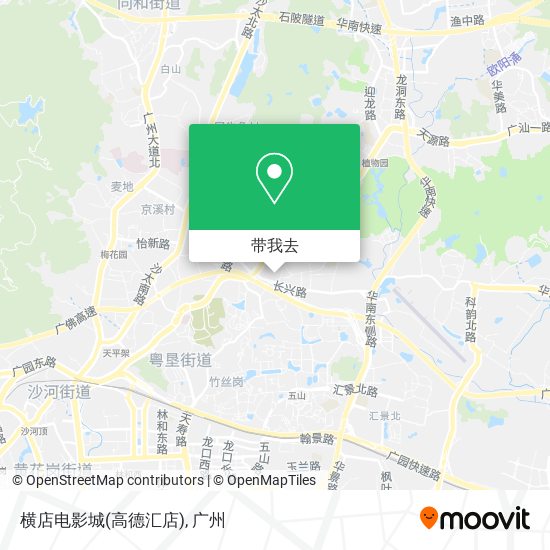 横店电影城(高德汇店)地图