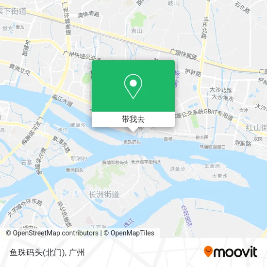 鱼珠码头(北门)地图
