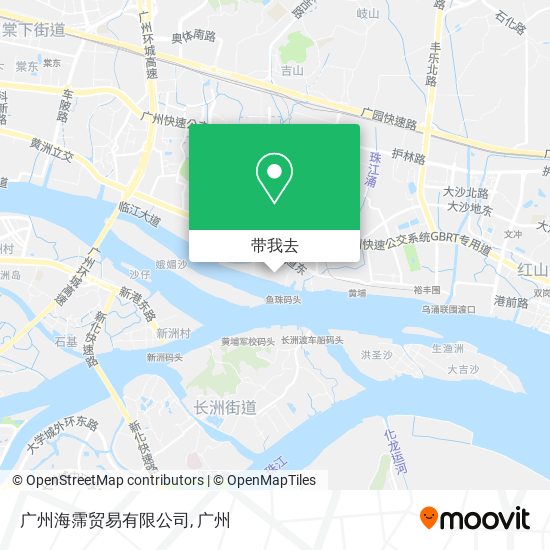 广州海霈贸易有限公司地图