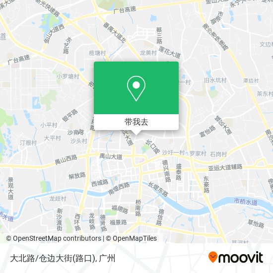 大北路/仓边大街(路口)地图