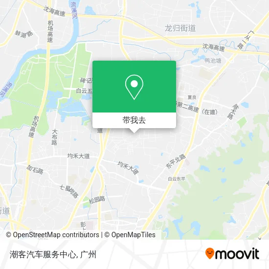 潮客汽车服务中心地图