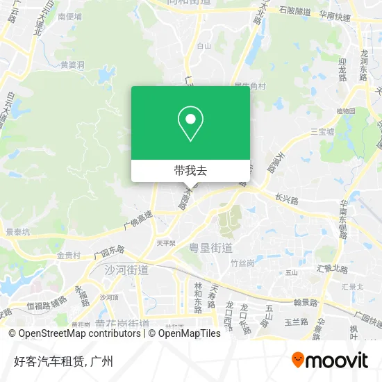 好客汽车租赁地图