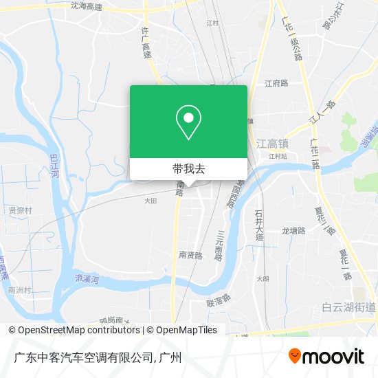 广东中客汽车空调有限公司地图