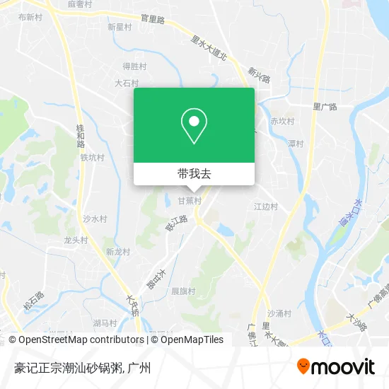 豪记正宗潮汕砂锅粥地图