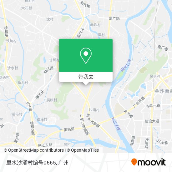 里水沙涌村编号0665地图