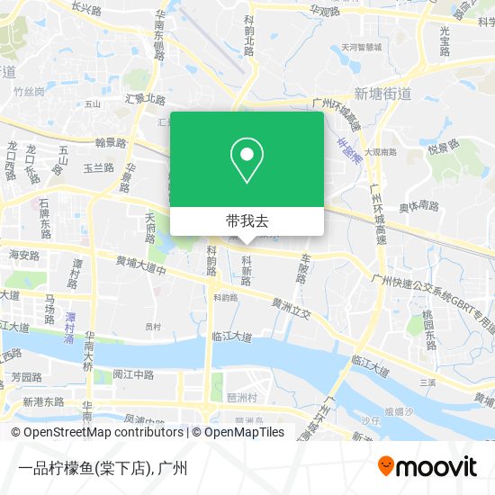 一品柠檬鱼(棠下店)地图