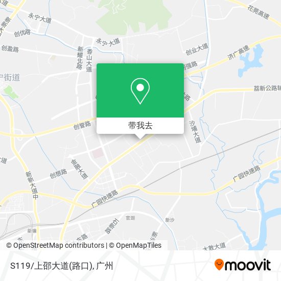 S119/上邵大道(路口)地图