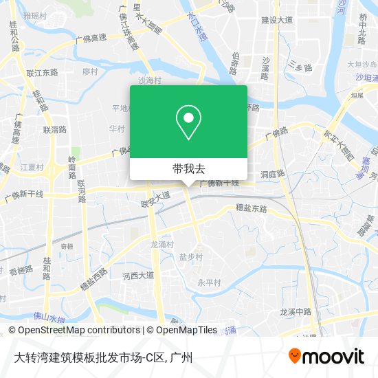 大转湾建筑模板批发市场-C区地图