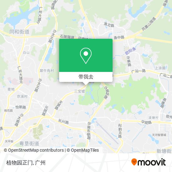 植物园正门地图