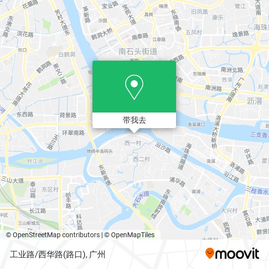 工业路/西华路(路口)地图