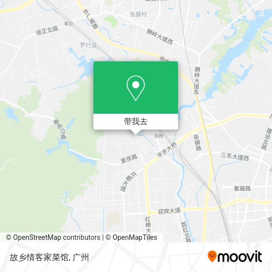 故乡情客家菜馆地图