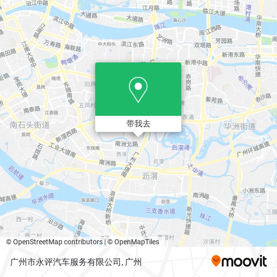 广州市永评汽车服务有限公司地图