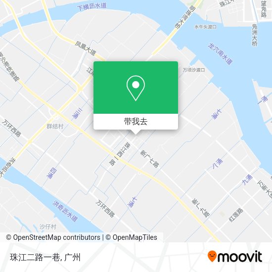 珠江二路一巷地图