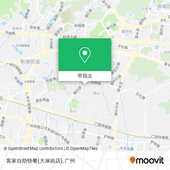 客家自助快餐(大淋岗店)地图