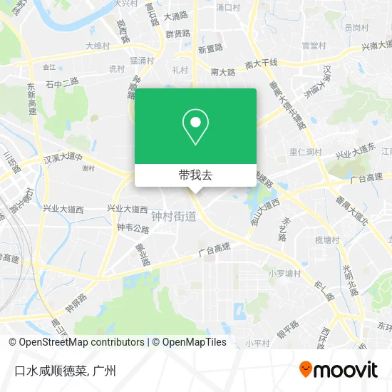口水咸顺德菜地图