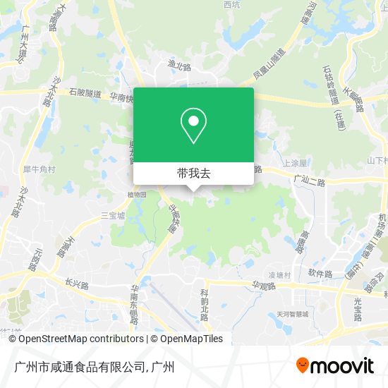 广州市咸通食品有限公司地图