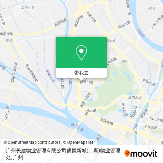 广州长建物业管理有限公司麒麟新城(二期)物业管理处地图