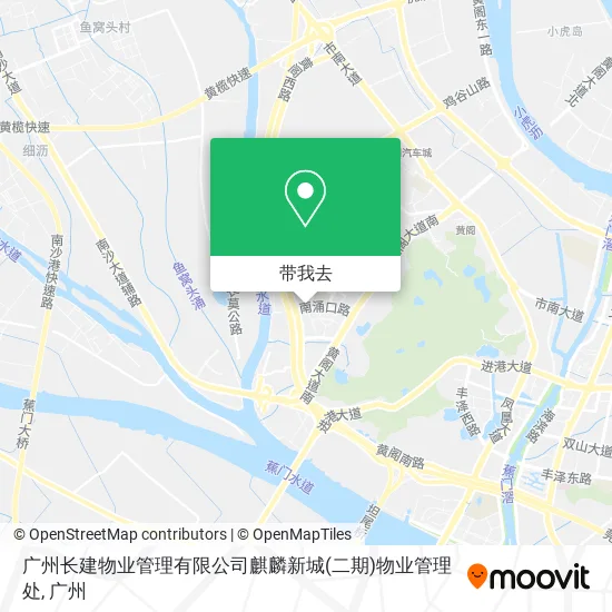广州长建物业管理有限公司麒麟新城(二期)物业管理处地图