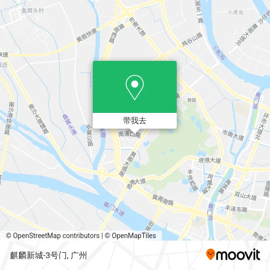 麒麟新城-3号门地图