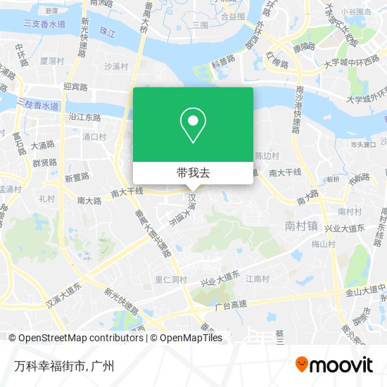 万科幸福街市地图