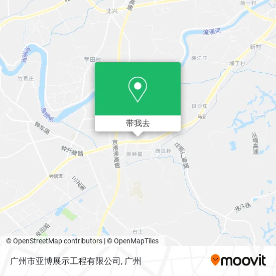 广州市亚博展示工程有限公司地图