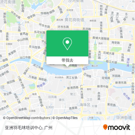 亚洲羽毛球培训中心地图