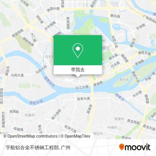 宇航铝合金不锈钢工程部地图