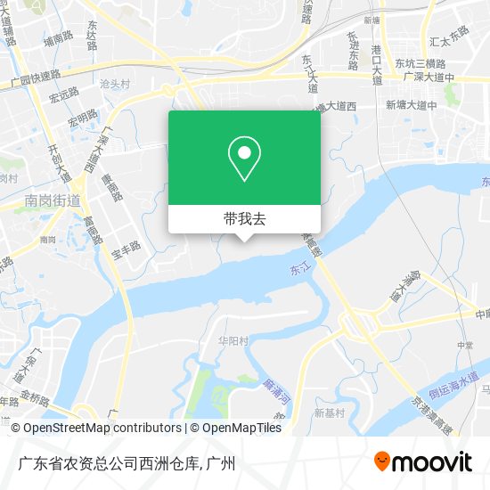 广东省农资总公司西洲仓库地图