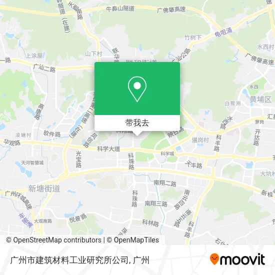 广州市建筑材料工业研究所公司地图