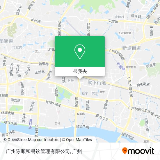 广州陈顺和餐饮管理有限公司地图