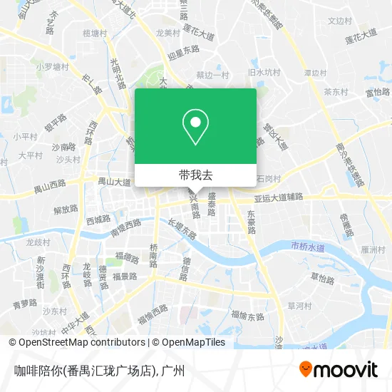 咖啡陪你(番禺汇珑广场店)地图