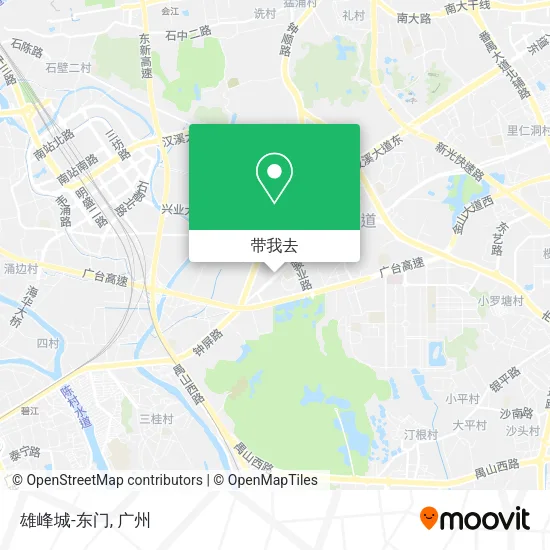 雄峰城-东门地图