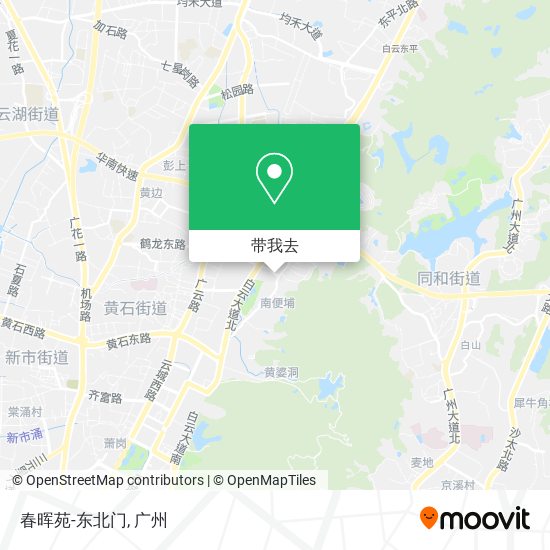 春晖苑-东北门地图