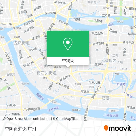 杏园春凉茶地图